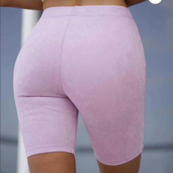 Lilac Biker Shortsđ - Picture 2 of 4